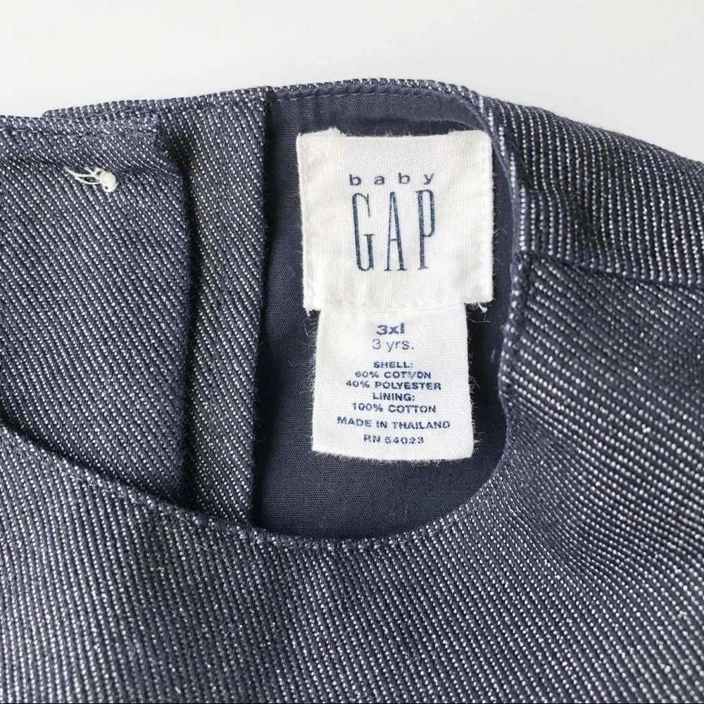 Baby Gap Sparkly Denim Glitter Dress